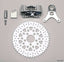 Kies-Motorsports Wilwood Wilwood Brake Kit GP310 R/H Sprocket Rear Polish 48 Tooth