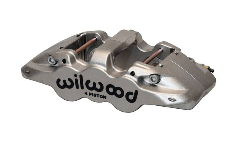 Kies-Motorsports Wilwood Wilwood Caliper-Aero4-ST-L/H-Nickel (.80 Thk Pad) 1.88/1.75in Pistons 1.25in Disc