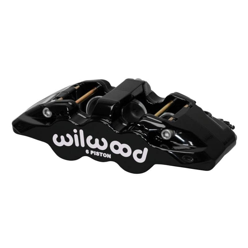 Kies-Motorsports Wilwood Wilwood caliper AERO6 1.75/1.62/1.62 1.25 rotor .80 THK pad L/H black