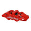Kies-Motorsports Wilwood Wilwood caliper AERO6 1.75/1.62/1.62 1.25 rotor .80 THK pad L/H red