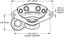Kies-Motorsports Wilwood Wilwood caliper EPB .157-.393 rotor L/H ANO W/HT motor