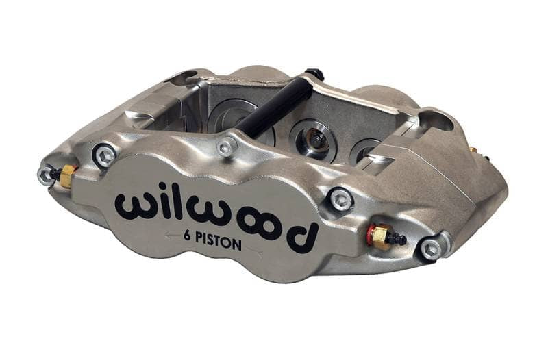 Kies-Motorsports Wilwood Wilwood Caliper-Forged Superlite 6R-ST-R/H - Nickel 1.62/1.12/1.12in Pistons 1.25in Disc