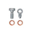 Kies-Motorsports Wilwood Wilwood Caliper Inlet Fitting 10mm-1.50 Banjo Bolt-3 for D154 Caliper