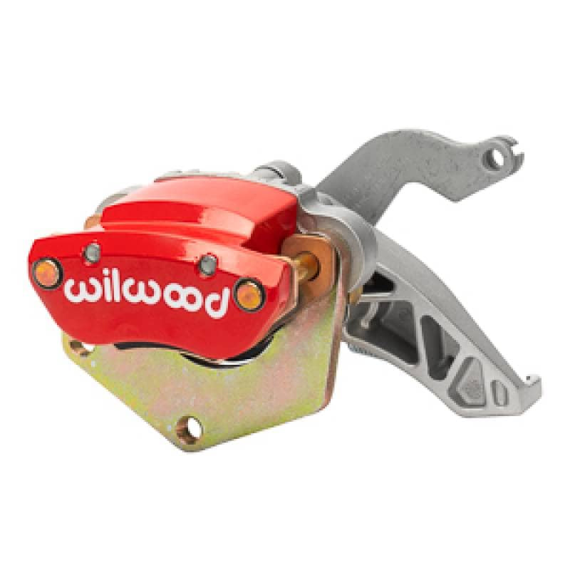 Kies-Motorsports Wilwood Wilwood Caliper-MC4 Mechanical-R/H - Silver w/No Logo 2.00in Piston .81in Disc - Red