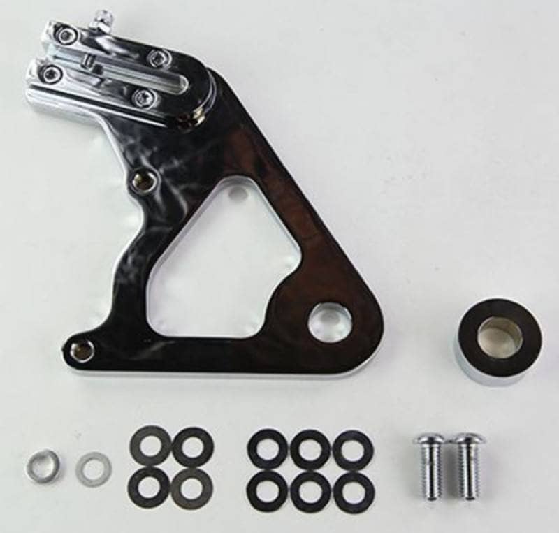 Kies-Motorsports Wilwood Wilwood Caliper Mounting Kit Chrome w/Bracket GP310 1984-99 Softail