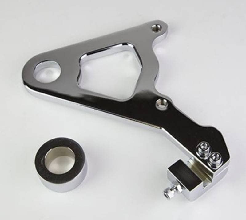 Kies-Motorsports Wilwood Wilwood Caliper Mounting Kit Chrome w/Bracket GP310 2000-06 FLH/FLT