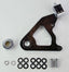 Kies-Motorsports Wilwood Wilwood Caliper Mounting Kit Chrome w/Bracket GP310 2000-Present Softail