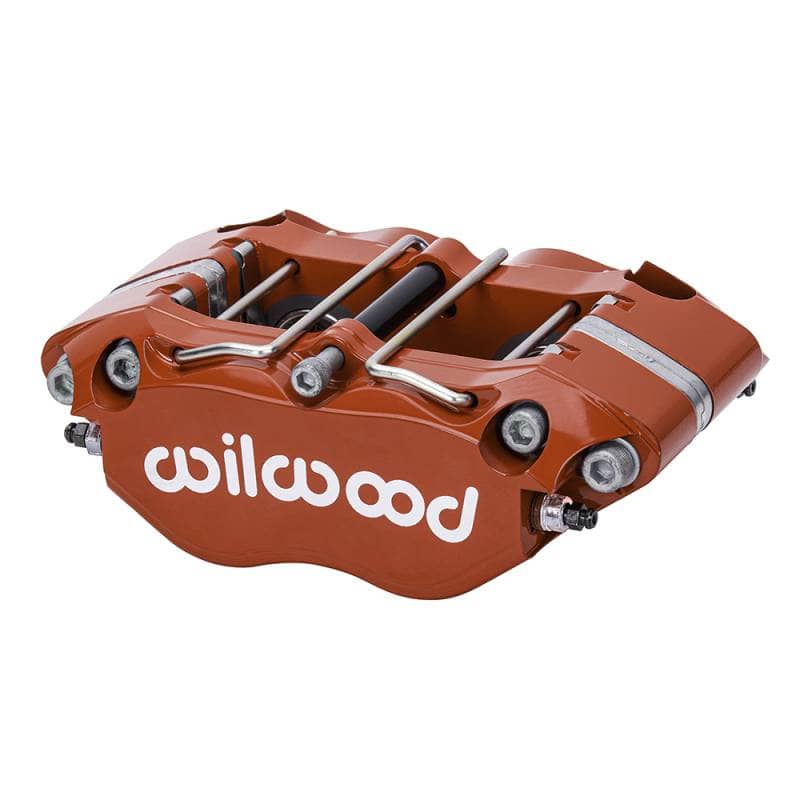 Kies-Motorsports Wilwood Wilwood caliper ndpr-p 1.12/1.12 .810 rotor 4.75 MT W/BRIDGE bolt red