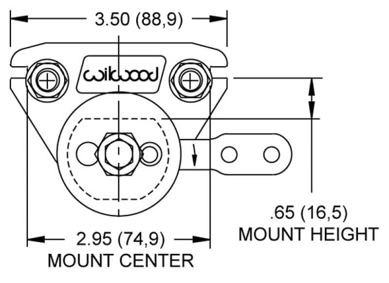 Kies-Motorsports Wilwood Wilwood Caliper-Polished 1.62in Bore .81in Disc