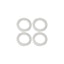 Kies-Motorsports Wilwood Wilwood Crush Washer Kit .511 ID x .752 OD x .062 - Carbon (Pack of 4)