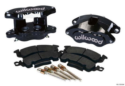 Kies-Motorsports Wilwood Wilwood D52 Rear Caliper Kit - Black Pwdr 1.25 / 1.25in Piston 1.04in Rotor