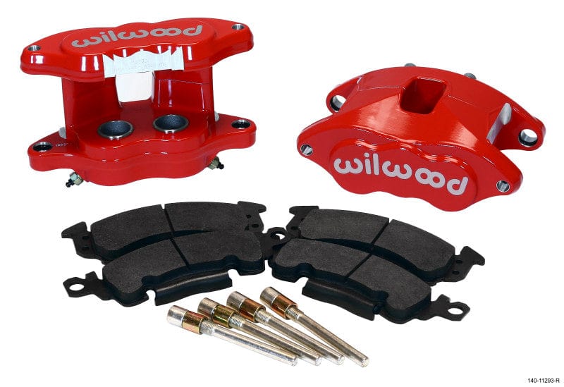 Kies-Motorsports Wilwood Wilwood D52 Rear Caliper Kit - Red 1.25 / 1.25in Piston 1.04in Rotor