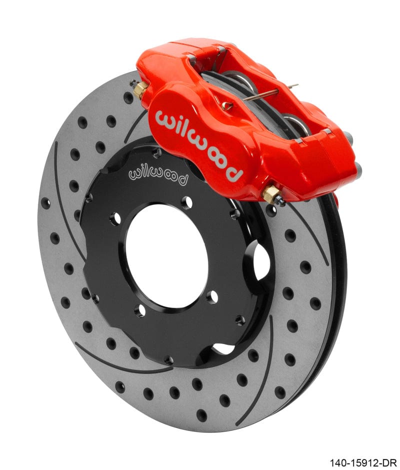 Wilwood Dynalite Pro Series Front Brake Kit - Black - SRP Drilled & Slotted Rotor - 79-87 GM G Body main image 0