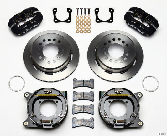 Kies-Motorsports Wilwood Wilwood Dynapro Low-Profile 11.00in P-Brake Kit Chevy 12 Bolt Spcl 2.81in Off Stag Mount