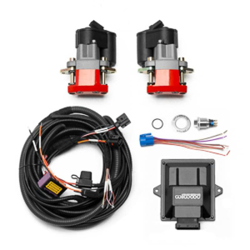 Kies-Motorsports Wilwood Wilwood Electronic Parking Brake Rear Retrofit Kit w/ Switch Harness - Red Powder Coat Caliper