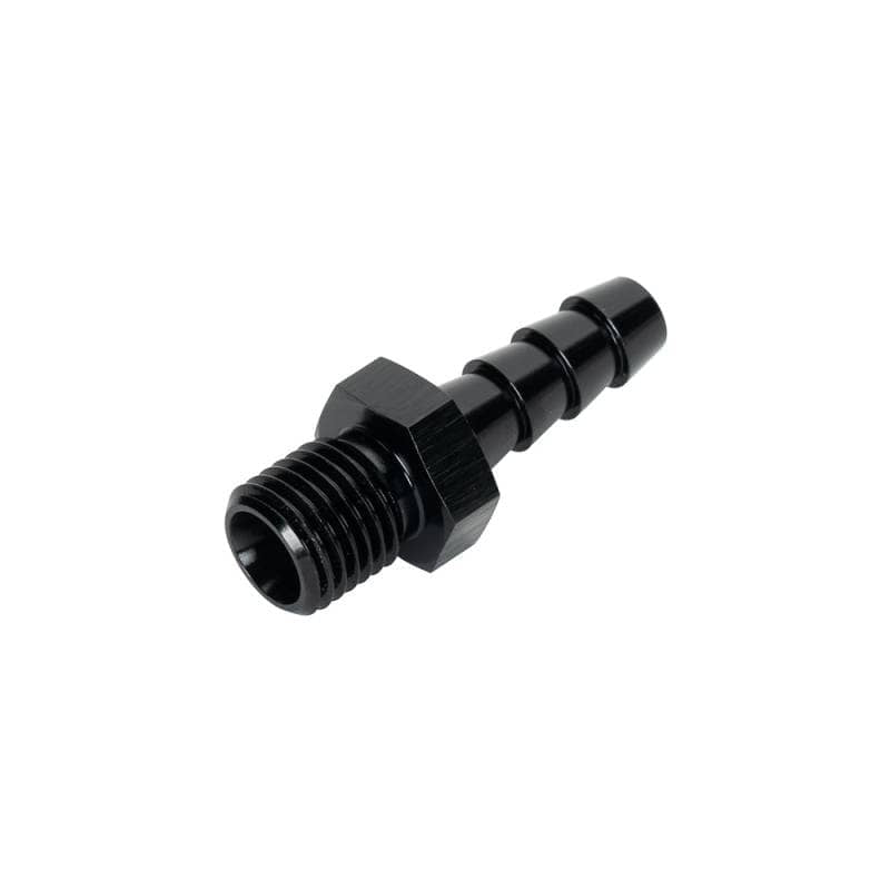 Kies-Motorsports Wilwood Wilwood fitting 7/16-20 to 1/4 hose aluminum black