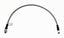 Kies-Motorsports Wilwood Wilwood flexline 23IN. OAL M10X1 to -3 W/BRACKET R/H