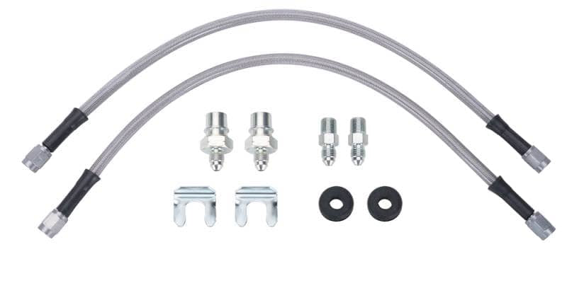 Kies-Motorsports Wilwood Wilwood flexline kit 16IN -3 M10X1.0 BF 1/8 NPT grommet