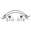 Kies-Motorsports Wilwood Wilwood flexline kit 16IN. 90 deg -3 male to M10-1.0 BF M10-1.0 banjo