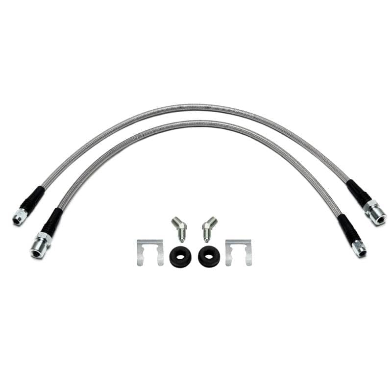 Kies-Motorsports Wilwood Wilwood flexline kit 22IN -3 W/ST M10X1.0 BF 45 deg 1/8-27 NPT