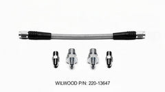 Kies-Motorsports Wilwood Wilwood Flexline Kit Rear 07-11 BMW 3 Series