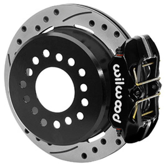 Kies-Motorsports Wilwood Wilwood Ford Explorer 8.8in Rear Axle Dynapro Disc Brake Kit 11in Drilled/Slotted Rotor -Blk Caliper