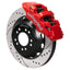 Kies-Motorsports Wilwood Wilwood Ford Mustang II Ford Aero6 Front Brake Kit w/ 14.00in Drilled & Slotted Rotor - Red