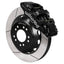 Kies-Motorsports Wilwood Wilwood Ford Mustang II Ford Aero6 Front Brake Kit w/ 14.00in Slotted Rotor - Black