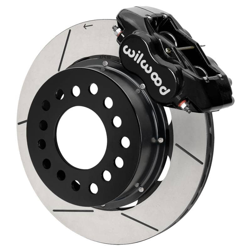 Kies-Motorsports Wilwood Wilwood Ford Mustang II Forged Dynalite Front Brake Kit w/ 11.38in Slotted Rotor - Black