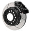 Kies-Motorsports Wilwood Wilwood Ford Mustang II Forged Dynalite Front Brake Kit w/ 11.38in Slotted Rotor - Black