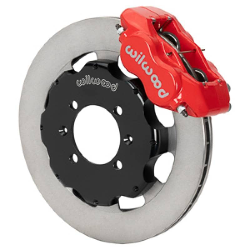 Kies-Motorsports Wilwood Wilwood Forged Dynalite Front Hat Kit 11.75in Rotor Red Caliper 90-05 Miata