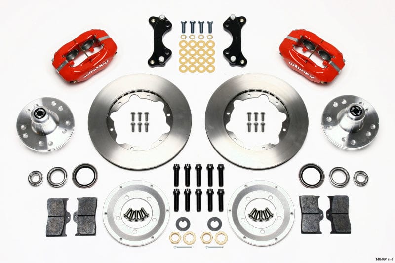 Kies-Motorsports Wilwood Wilwood Forged Dynalite Front Kit 11.00in Red WWE ProSpindle