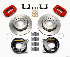 Kies-Motorsports Wilwood Wilwood Forged Dynalite P/S Park Brake Kit Red New Big Ford 2.50in Offset Front Caliper Mount