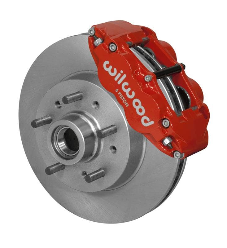 Kies-Motorsports Wilwood Wilwood kit front 60-63 GM C10 truck FNSL6R 11.86 rotor red