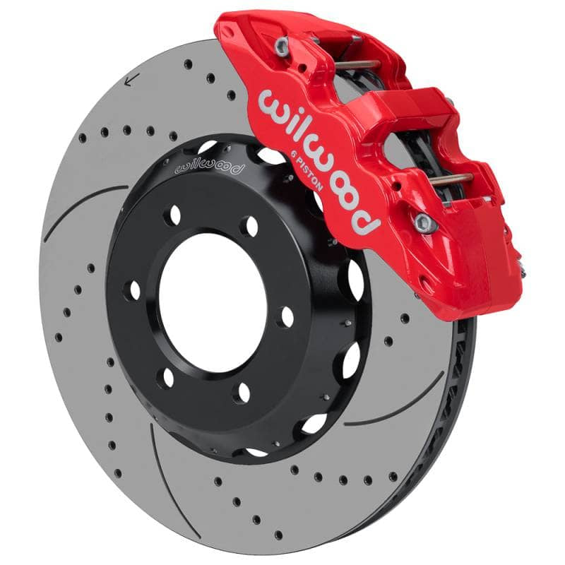 Kies-Motorsports Wilwood Wilwood kit front AERO6 blazer 1971-91 15.00 rotor 6 lug SRP red