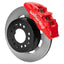 Kies-Motorsports Wilwood Wilwood kit front DP6 wwe 2IN. drop alum pro spindle 12.19 rotor red