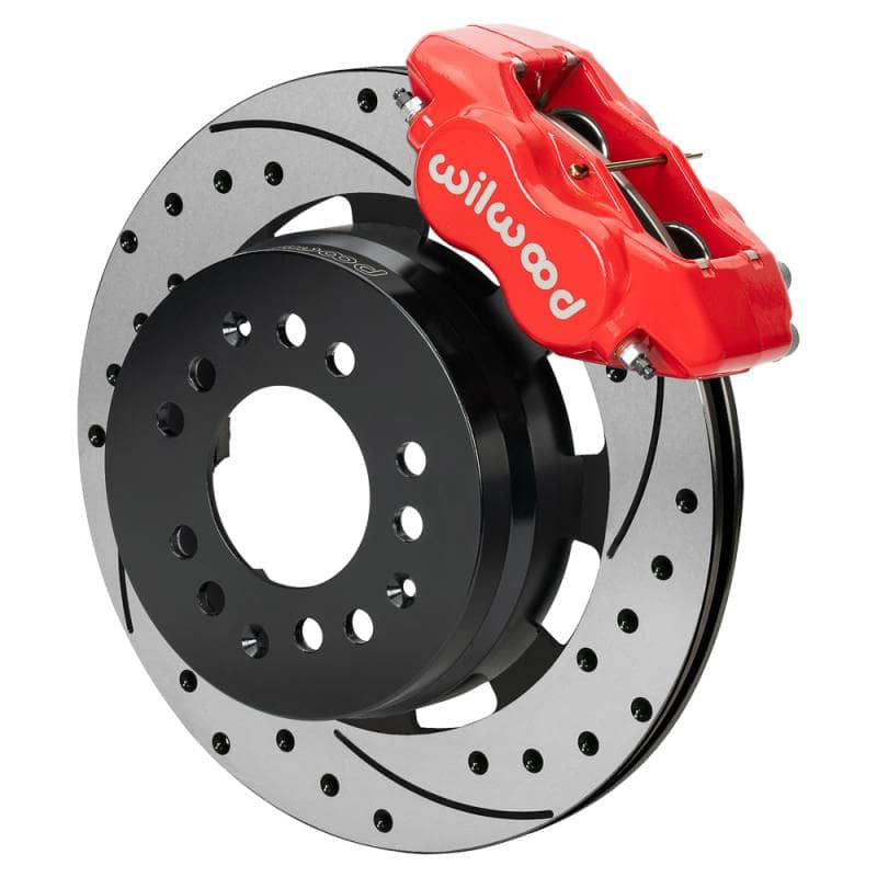 Kies-Motorsports Wilwood Wilwood kit front FDLI wwe 2IN. drop alum pro spindle 12.19 rotor SRP red