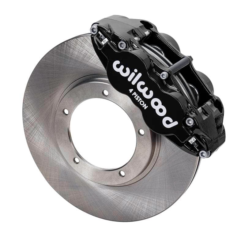 Kies-Motorsports Wilwood Wilwood kit front FNSL4R PORS 911 1984- 89 3.5 MT 11.10X.95 rotor black W/LINES Main image