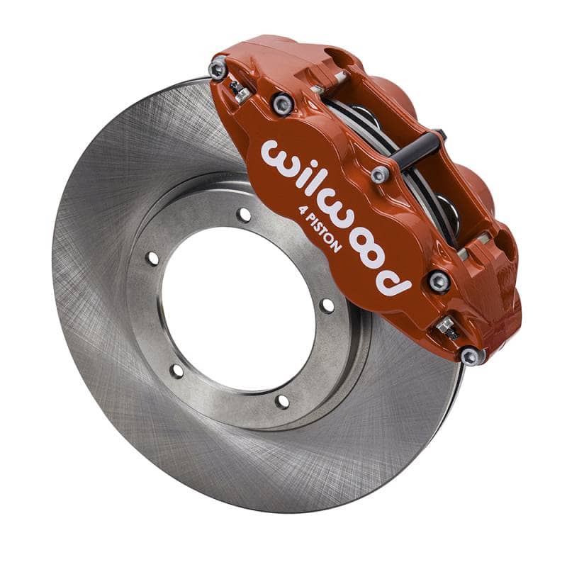Kies-Motorsports Wilwood Wilwood kit front FNSL4R PORS 911 1984- 89 3.5 MT 11.10X.95 rotor red W/LINES Main image