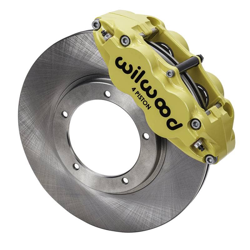 Kies-Motorsports Wilwood Wilwood kit front FNSL4R PORS 911 1984- 89 3.5 MT 11.10X.95 rotor yellow W/LINES