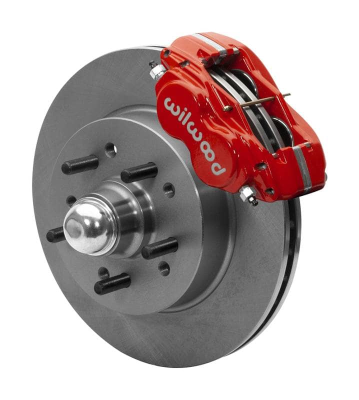 Kies-Motorsports Wilwood Wilwood kit front impala drum 65-68 fdl-m 11.50 HUB/ROTOR red