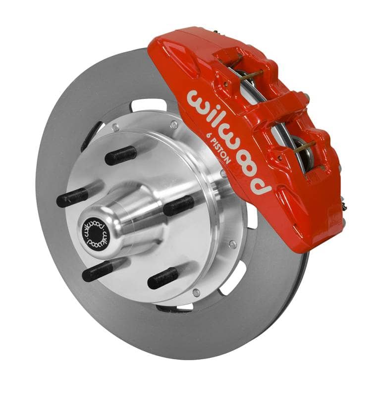 Kies-Motorsports Wilwood Wilwood kit front wwe pro spindle DP6 5X5.00 hub 12.19 rotor red