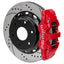 Kies-Motorsports Wilwood Wilwood kit rear DISC/DRUM AERO4 big ford new style 2.50 offset 14.00 RTR 6 lug SRP red