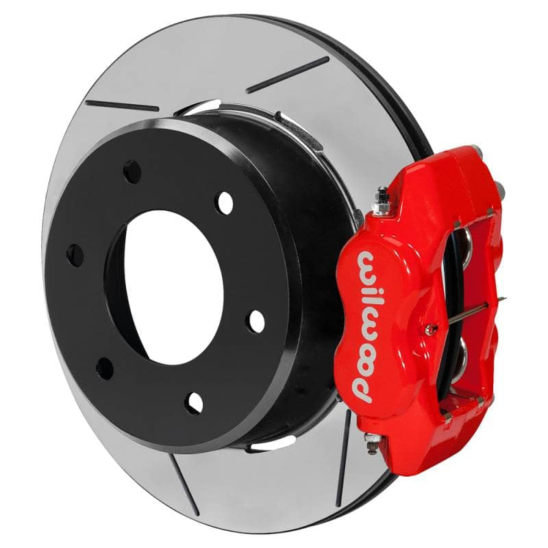 Kies-Motorsports Wilwood Wilwood kit rear DISC/DRUM FDLI C10/K10 63-87/K5 blazer 69-91 6LUG 2.46 off 12.19 GT red