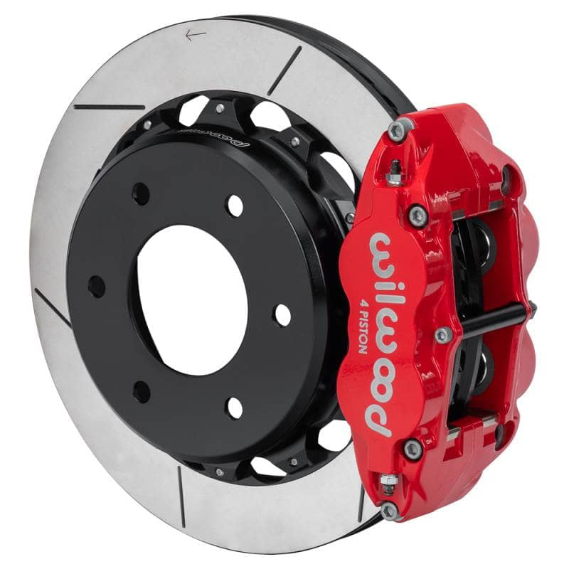 Kies-Motorsports Wilwood Wilwood kit rear DISC/DRUM FNSL4R C10/K10 63-87/K5 blazer 69-91 6 lug 2.46 12.88 GT red