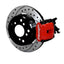 Kies-Motorsports Wilwood Wilwood kit rear FFR cpb IRS 8.8 t-bird 12.19X .81 drilled red W/LINES