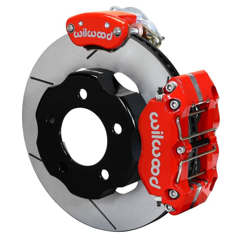 Kies-Motorsports Wilwood Wilwood kit rear FFR DPR/MC4 IRS 8.8 t-bird 11.00X.81 GT W/LINES red