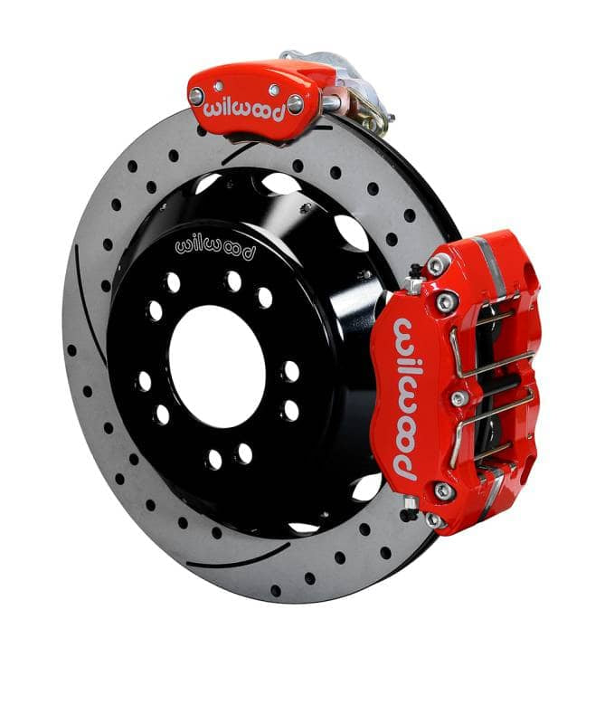Kies-Motorsports Wilwood Wilwood kit rear FFR DPR/MC4 IRS 8.8 t-bird 12.88X.81 W/LINES SRP red