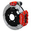 Kies-Motorsports Wilwood Wilwood kit rear FFR NDPR/EPB IRS 2015 mustang 12.88 rotor GT W/LINES red