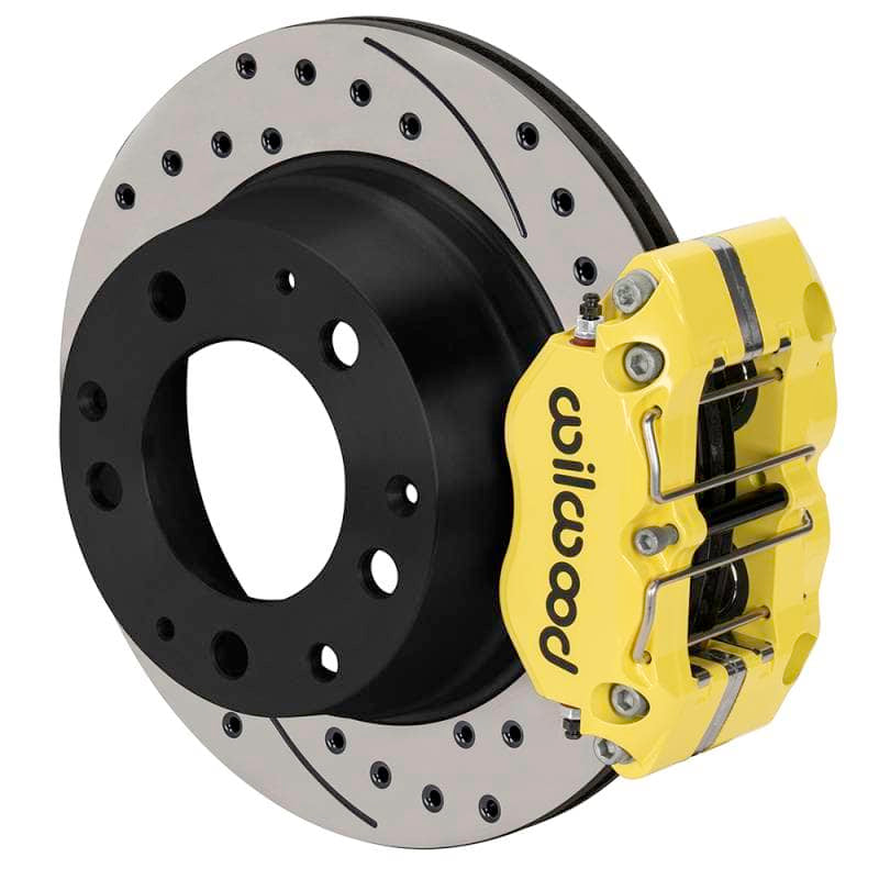 Kies-Motorsports Wilwood Wilwood kit rear NDPR PORS 911 1984-89 11.42X.95 rotor SRP yellow W/LINES